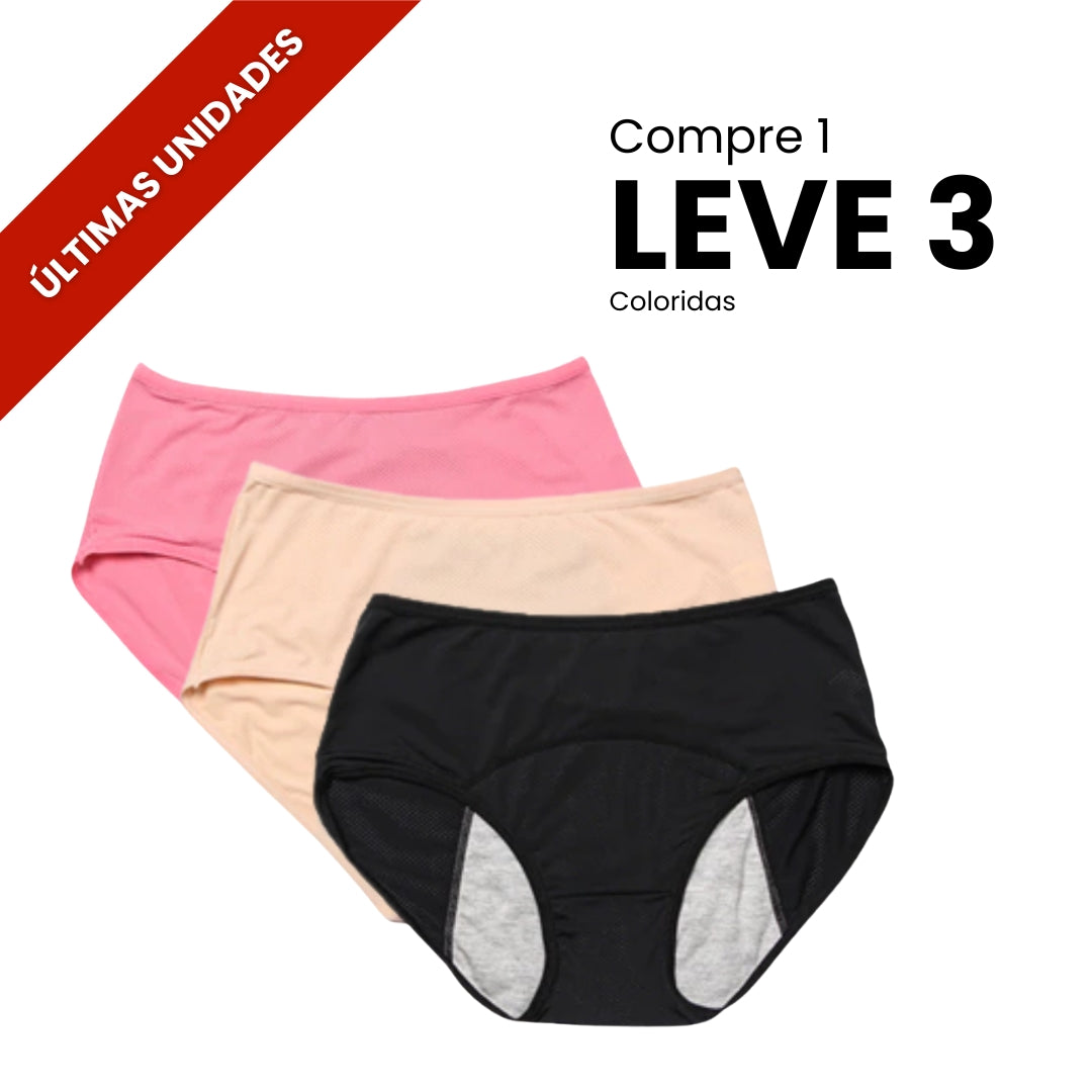 Calcinha Comfort. Antivazamento Para Incontinência Urinária - Conforto e Proteção o dia todo!
