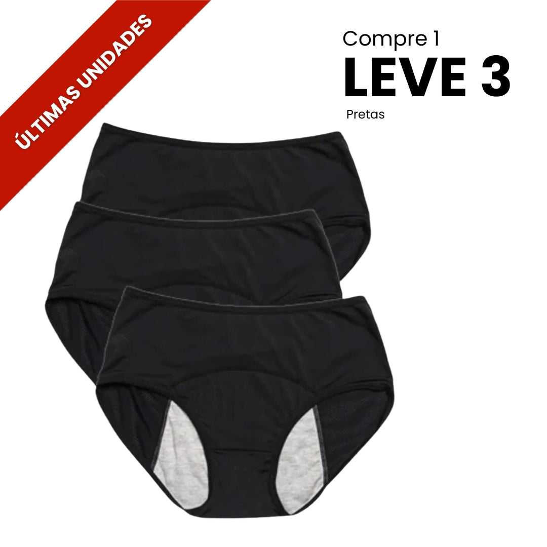 Calcinha Comfort. Antivazamento Para Incontinência Urinária - Conforto e Proteção o dia todo!