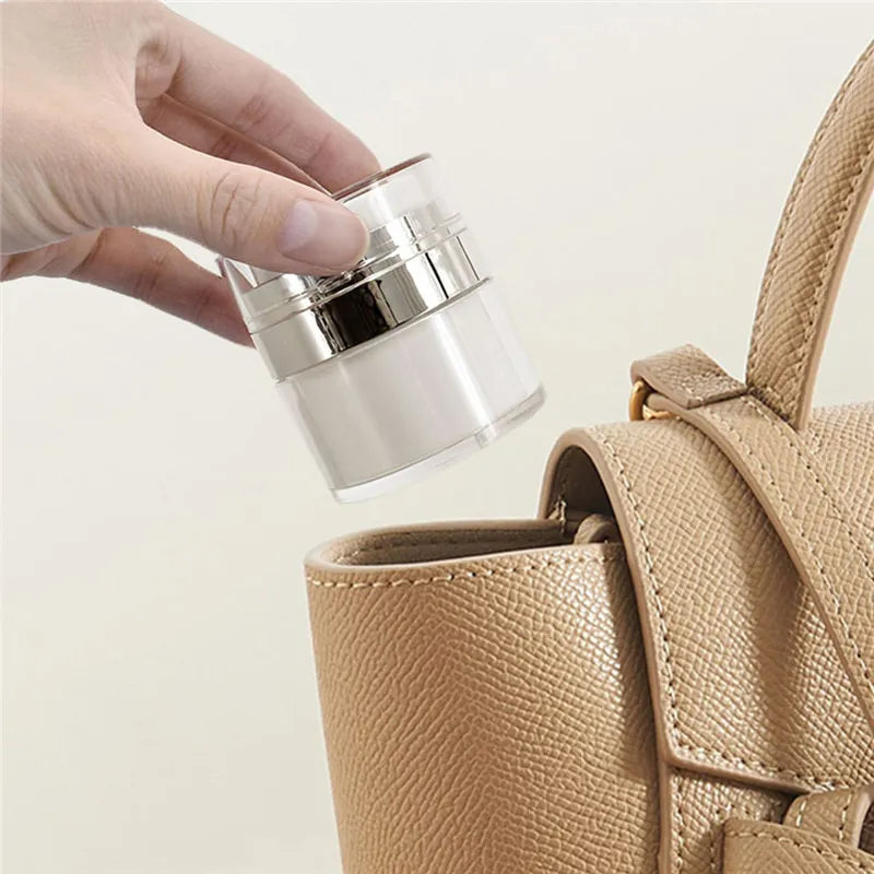 Potes para Skincare e Colher de Plástico