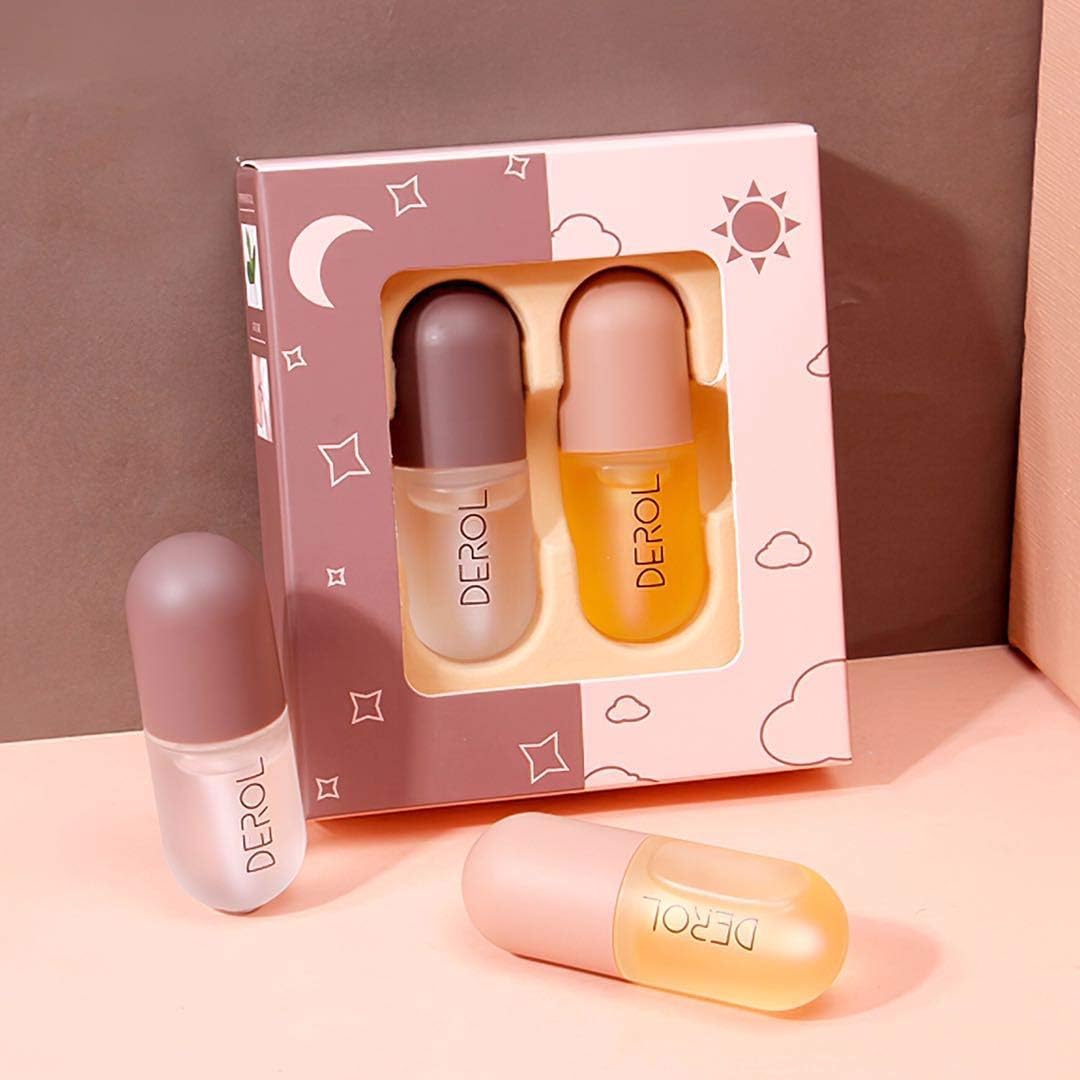 Gloss com Preenchimento e Hidratante Labial Honey Pump Derol