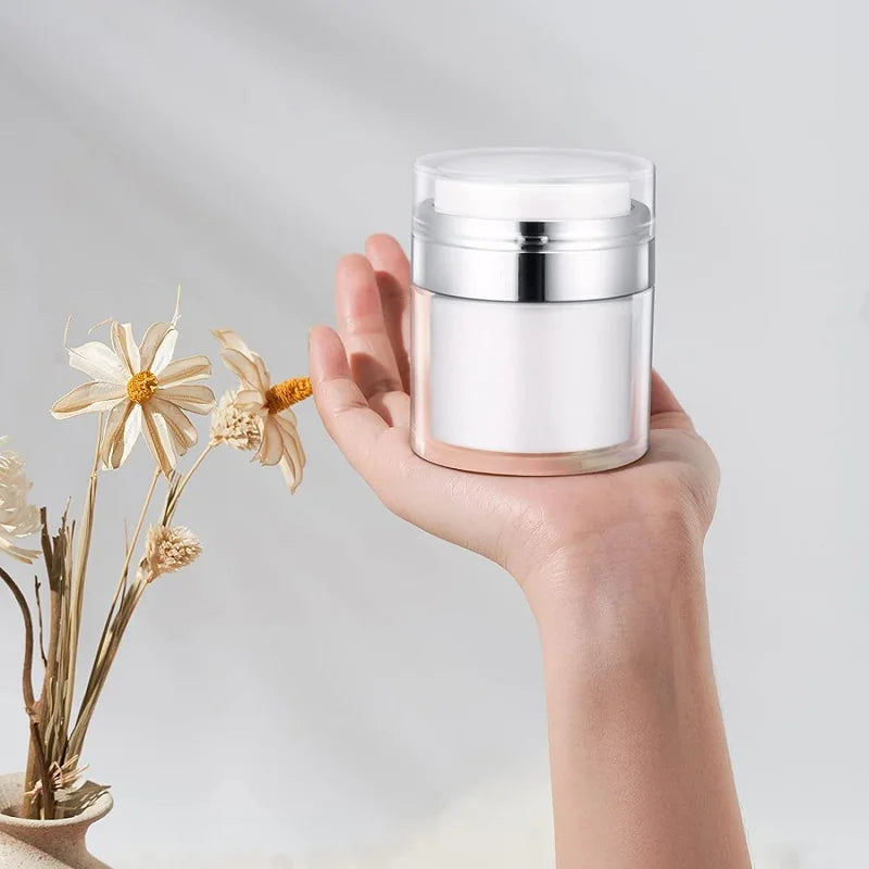 Potes para Skincare e Colher de Plástico
