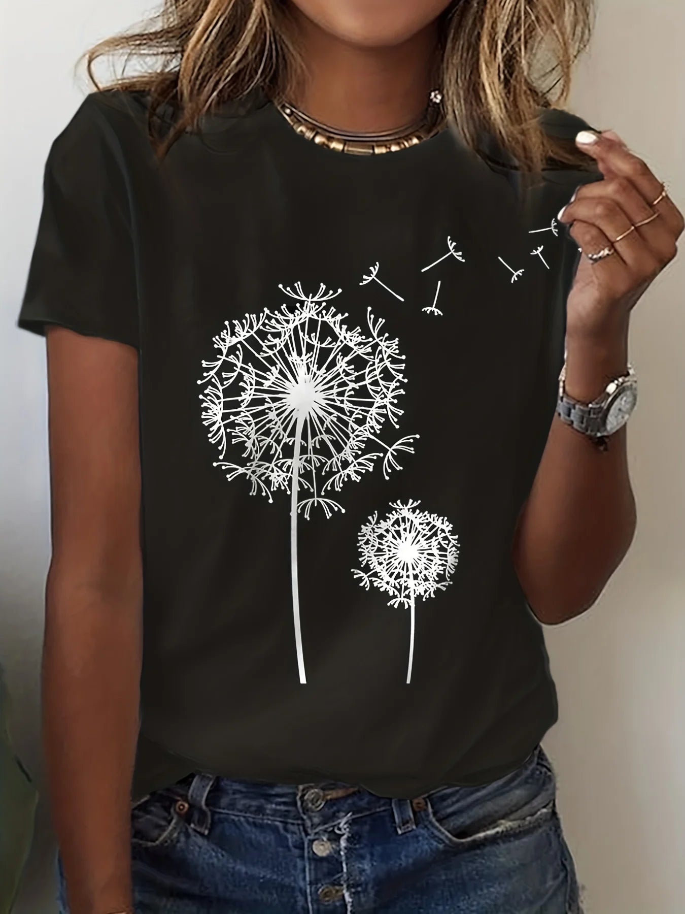 T-Shirt Feminina Dente de Leão