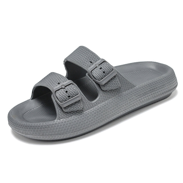 Chinelo Feminino Nuvem Fivela Dupla