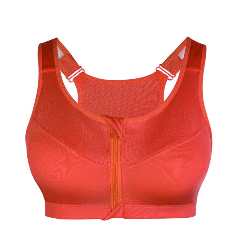 Top Fitness Confort com Ziper de Alta Sustentação