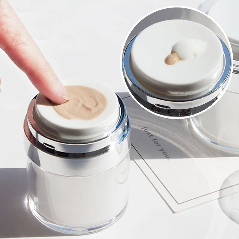 Potes para Skincare e Colher de Plástico