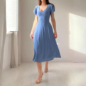 Vestido Corset com Decote Reversível