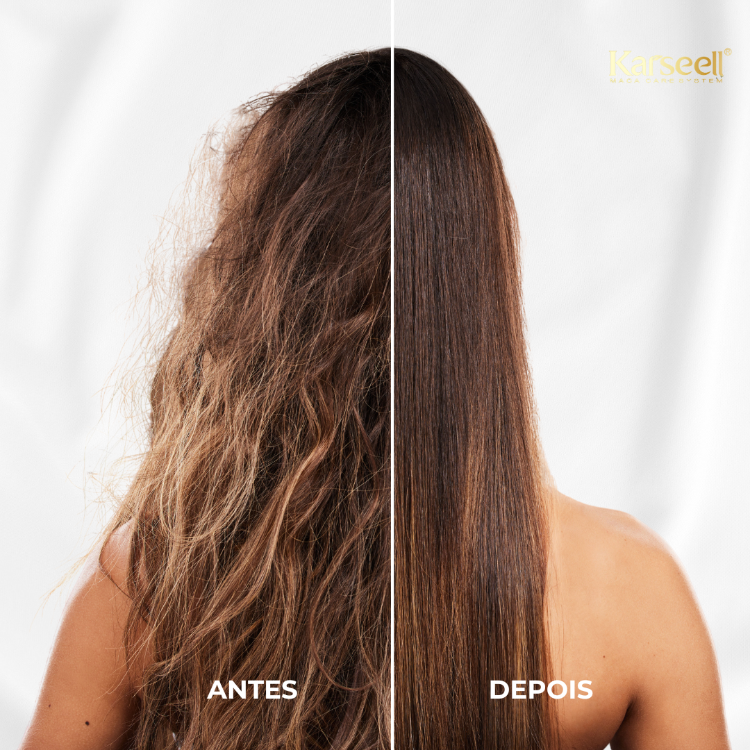 Kit Colágeno Supreme: Hidratação Profunda e Controle do Frizz [Máscara Hidratante + Maca Essence Oil]