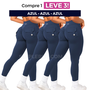 Legging Feminina Cargo Chic Modeladora