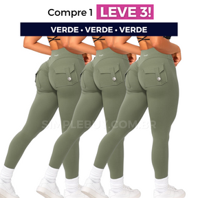 Legging Feminina Cargo Chic Modeladora