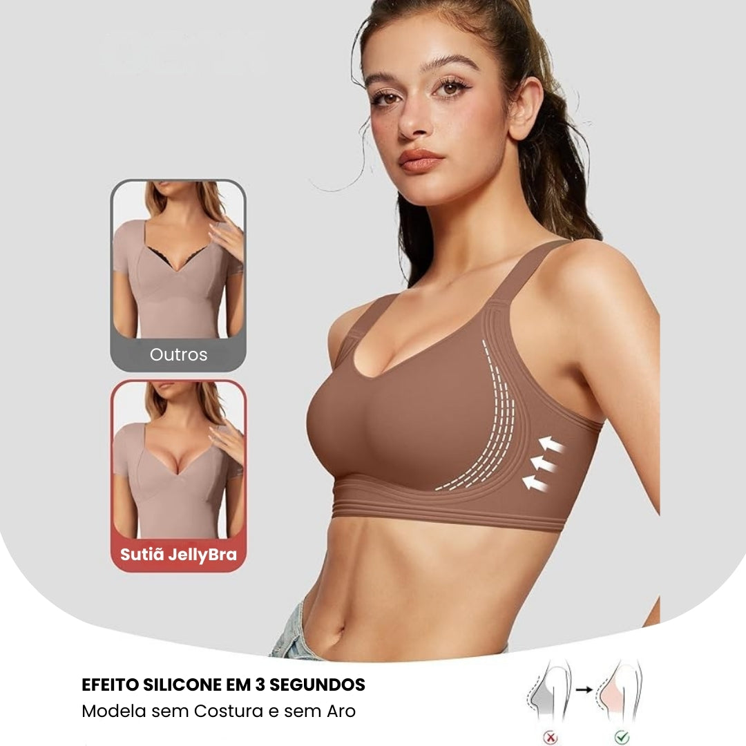 Sutiã Modelador JellyBra Sem Costura - EFEITO SILICONE INSTANTÂNEO