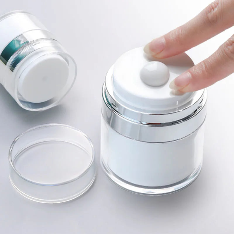 Potes para Skincare e Colher de Plástico
