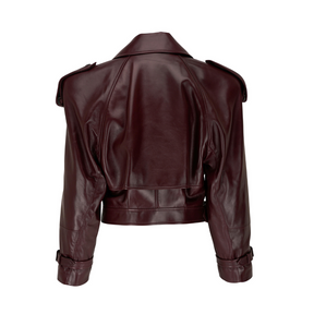 Jaqueta de Couro Modern Cherry