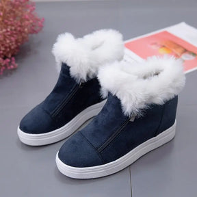 Bota Feminina Peluciada Plataforma Stefanie