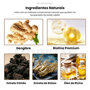 Tônico Capilar Biotina Premium + Touca de Cetim [Combo HAIR POWER]