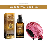 Tônico Capilar Biotina Premium + Touca de Cetim [Combo HAIR POWER]