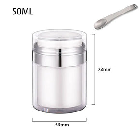 Potes para Skincare e Colher de Plástico