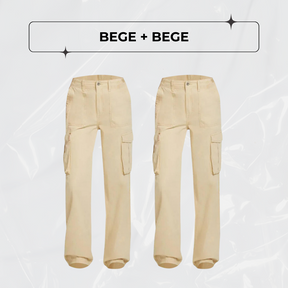 Calça Cargo Ajustável Curve Perfect - PAGUE 1, LEVE 2!