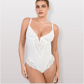 Body Modelador de Renda - Luxo Slim + BRINDE Calcinha Modeladora