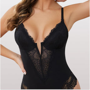 Body Modelador de Renda - Luxo Slim + BRINDE Calcinha Modeladora