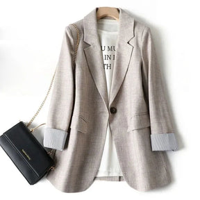 Blazer Feminino Casual Officer
