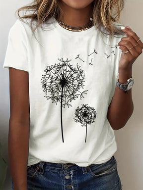 T-Shirt Feminina Dente de Leão