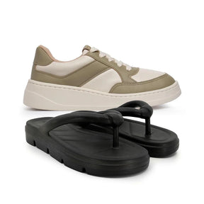Tenis Ortopédico Modare + Chinelo Poofy Usaflex [LIQUIDAÇÃO]