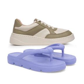 Tenis Ortopédico Modare + Chinelo Poofy Usaflex [LIQUIDAÇÃO]