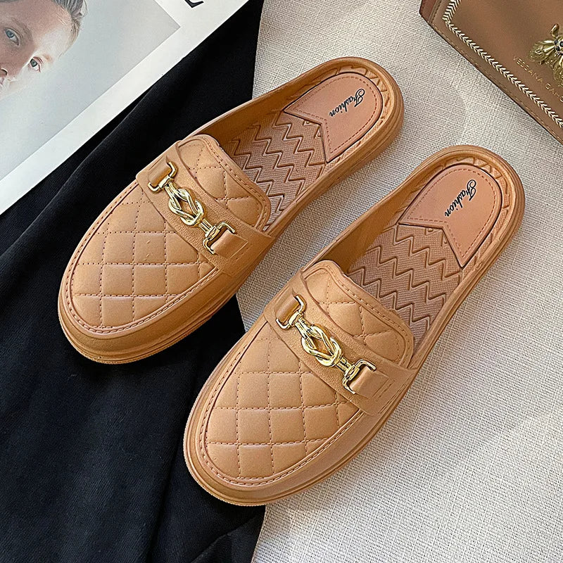 Mule Feminino em Couro Verona