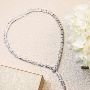 Colar Snake Choker Cravejado 14K