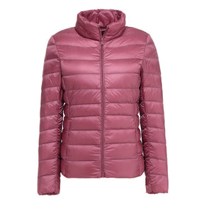Jaqueta Feminina Puffer com Zíper