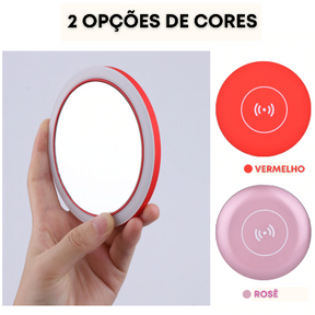 Espelho com Luz LED para Maquiagem