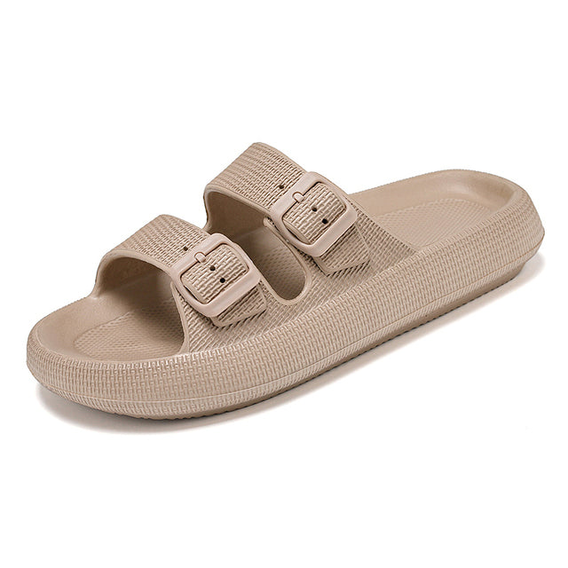 Chinelo Feminino Nuvem Fivela Dupla