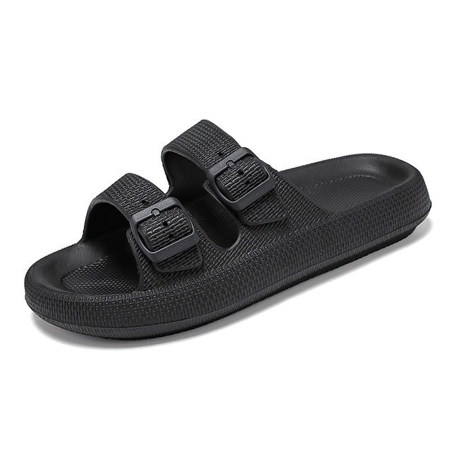Chinelo Feminino Nuvem Fivela Dupla